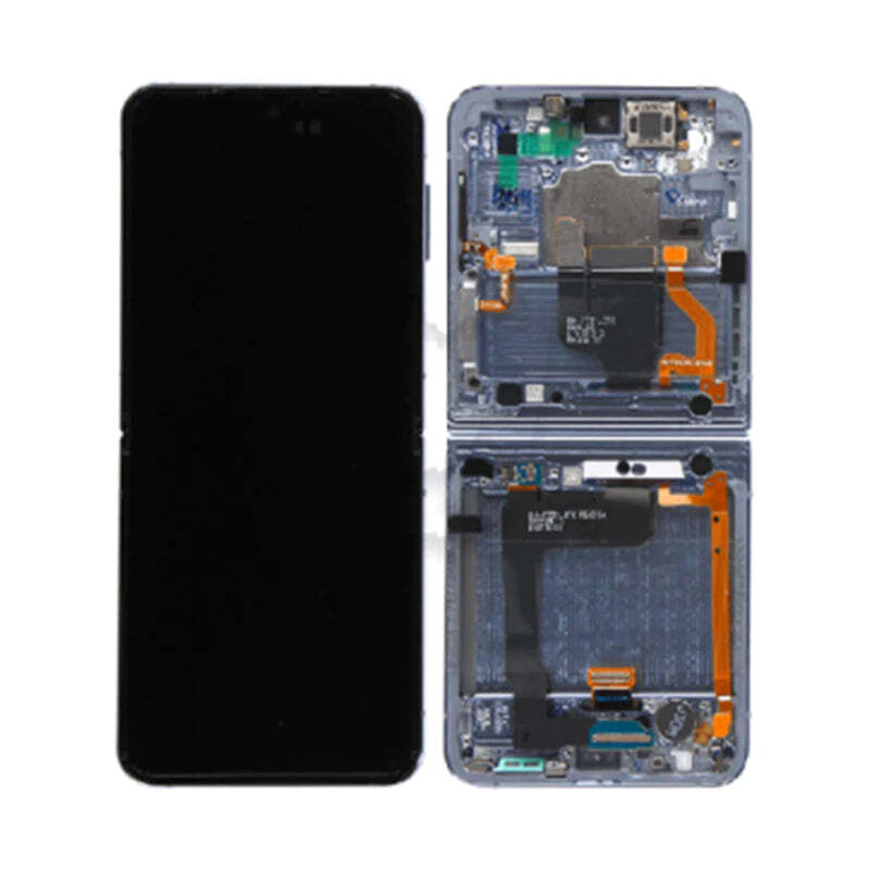 Inner OLED Screen for Samsung Z Flip 4 5G F721 Blue GH82-30238D (Service Pack)